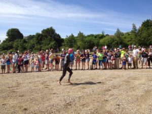 My Peaks to Portland swim finish